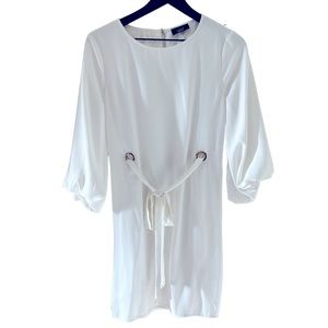 VICI winter white lined 3/4 sleeve dress